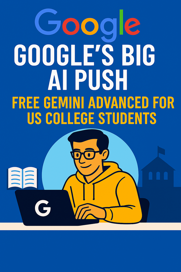 Google’s Big AI Push: Free Gemini Advanced for US College Students