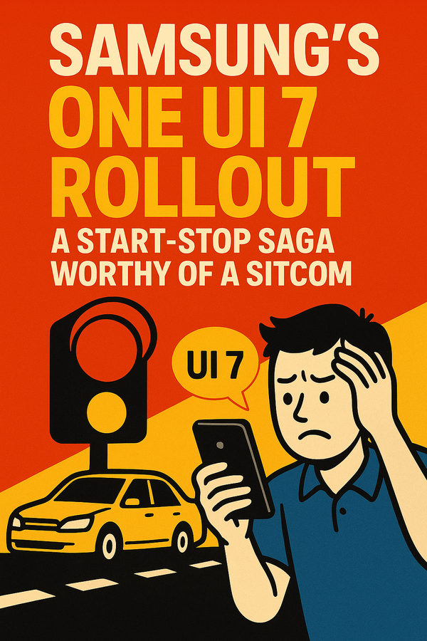 Samsung’s One UI 7 Rollout: A Start-Stop Saga Worthy of a Sitcom
